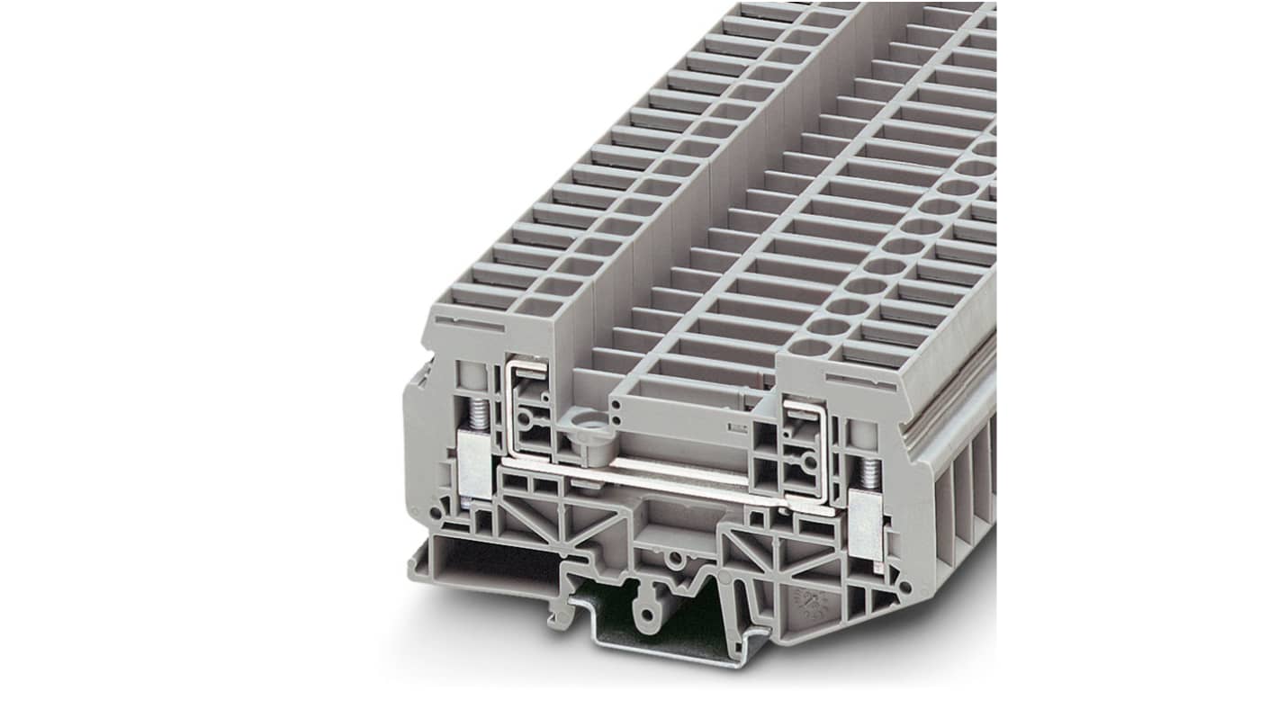 Phoenix Contact 3026706 URDK 6 Series Grey, Single-Level, Screw Termination