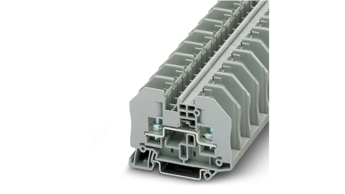Phoenix Contact 单层非熔断型接线端子, 41A, 1 kV, 螺栓端接, 灰色, RTO 5系列, RTO 5