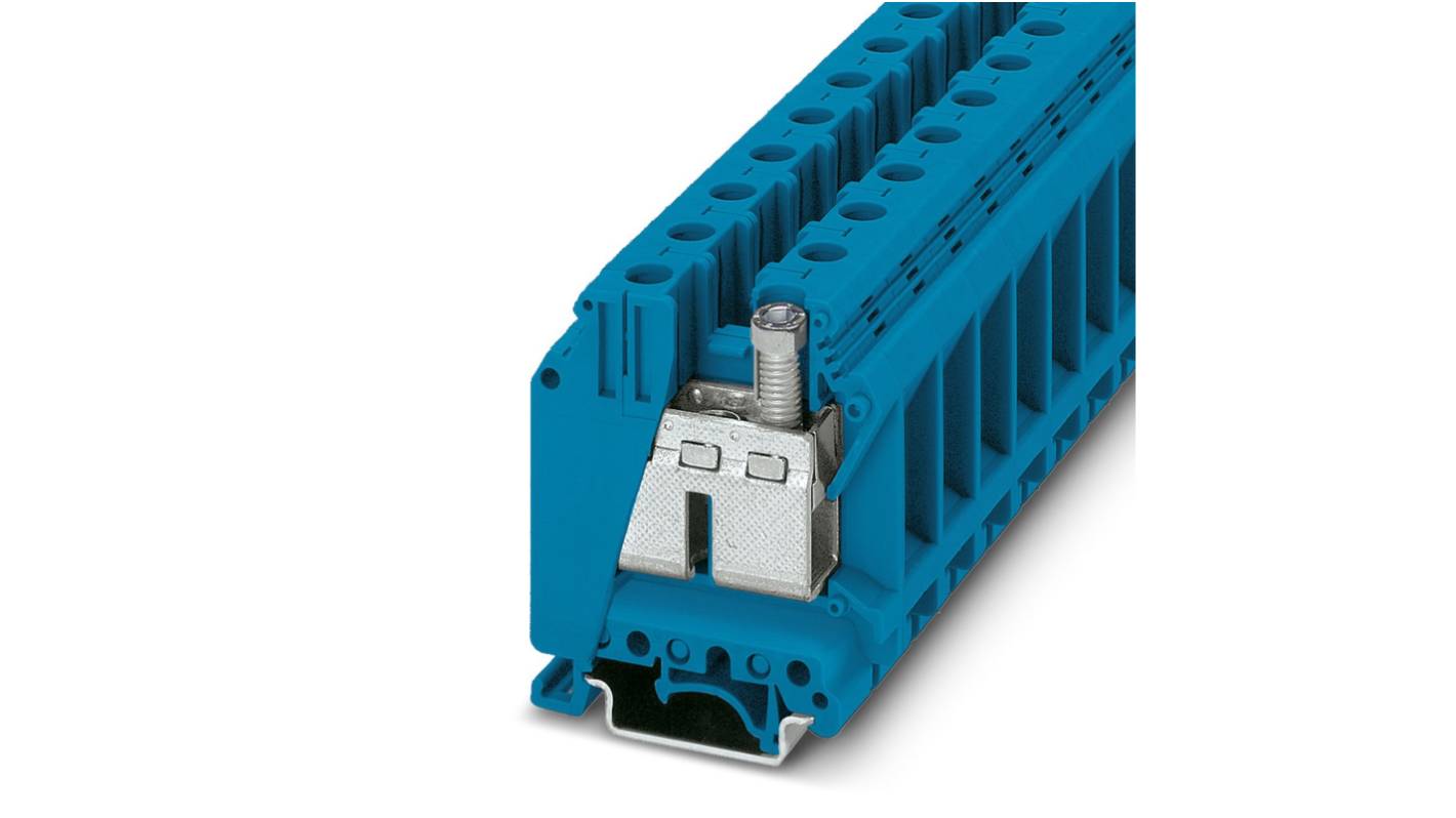 Morsettiera passante Phoenix Contact, Blu, livello Singolo, 150A