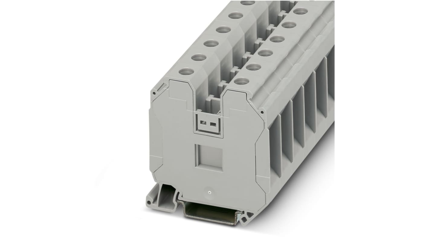 Morsettiera passante Phoenix Contact, Grigio, livello Singolo, 125A
