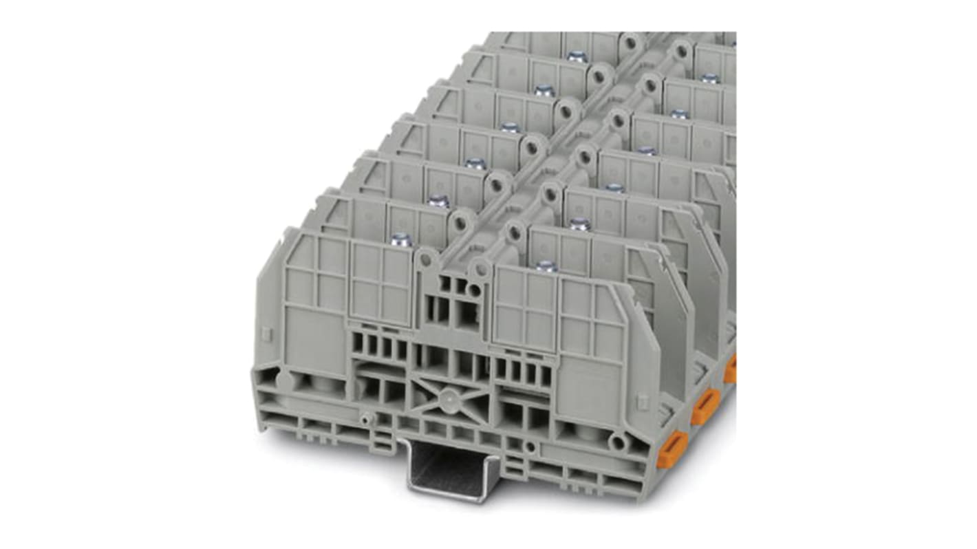 Phoenix Contact 3213139 RBO 8-FE Series Black, Yellow, 6 → 70mm², Single-Level, Bolt Termination