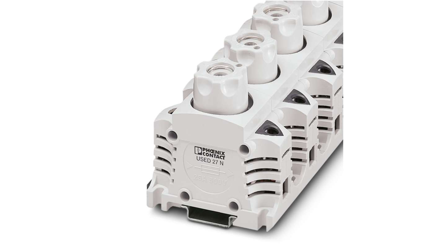 Phoenix Contact 3048373 USED Series Grey, 1-Level, Screw Termination, Fused