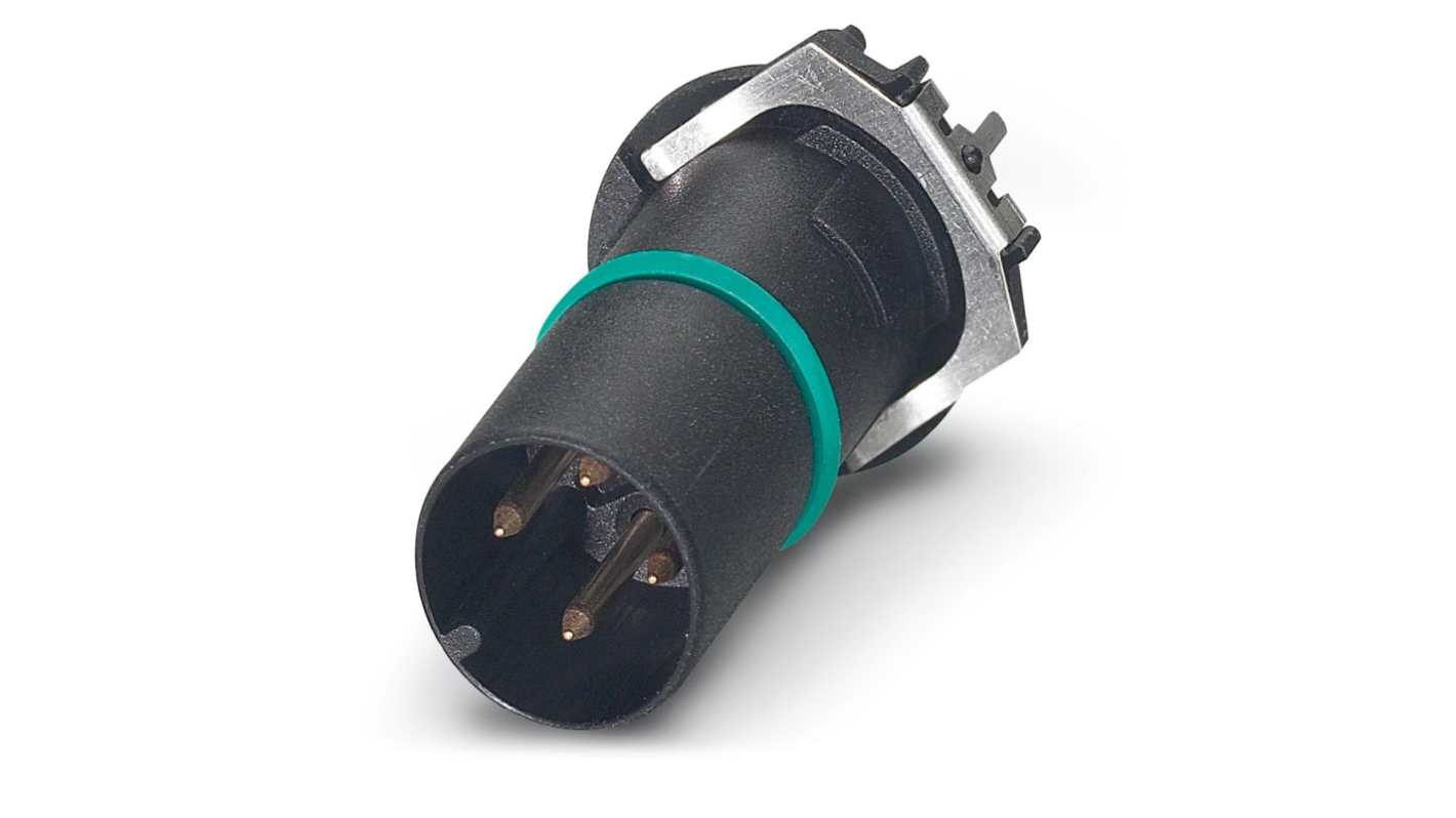 Phoenix Contact Circular Connector, 4 Contacts, M12 Connector
