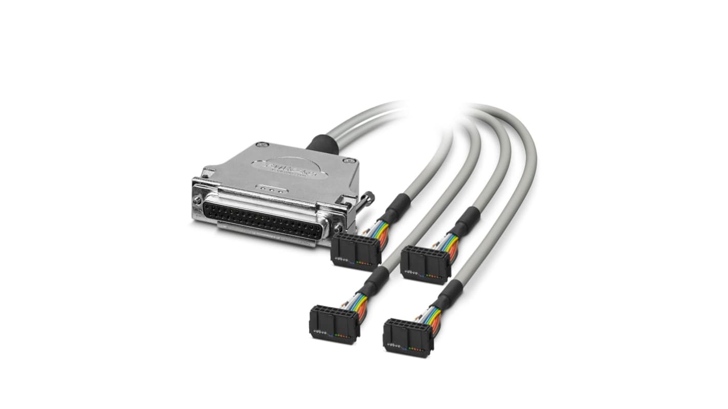 Phoenix Contact PLC Cable for Use with Mitsubishi Melsec Q