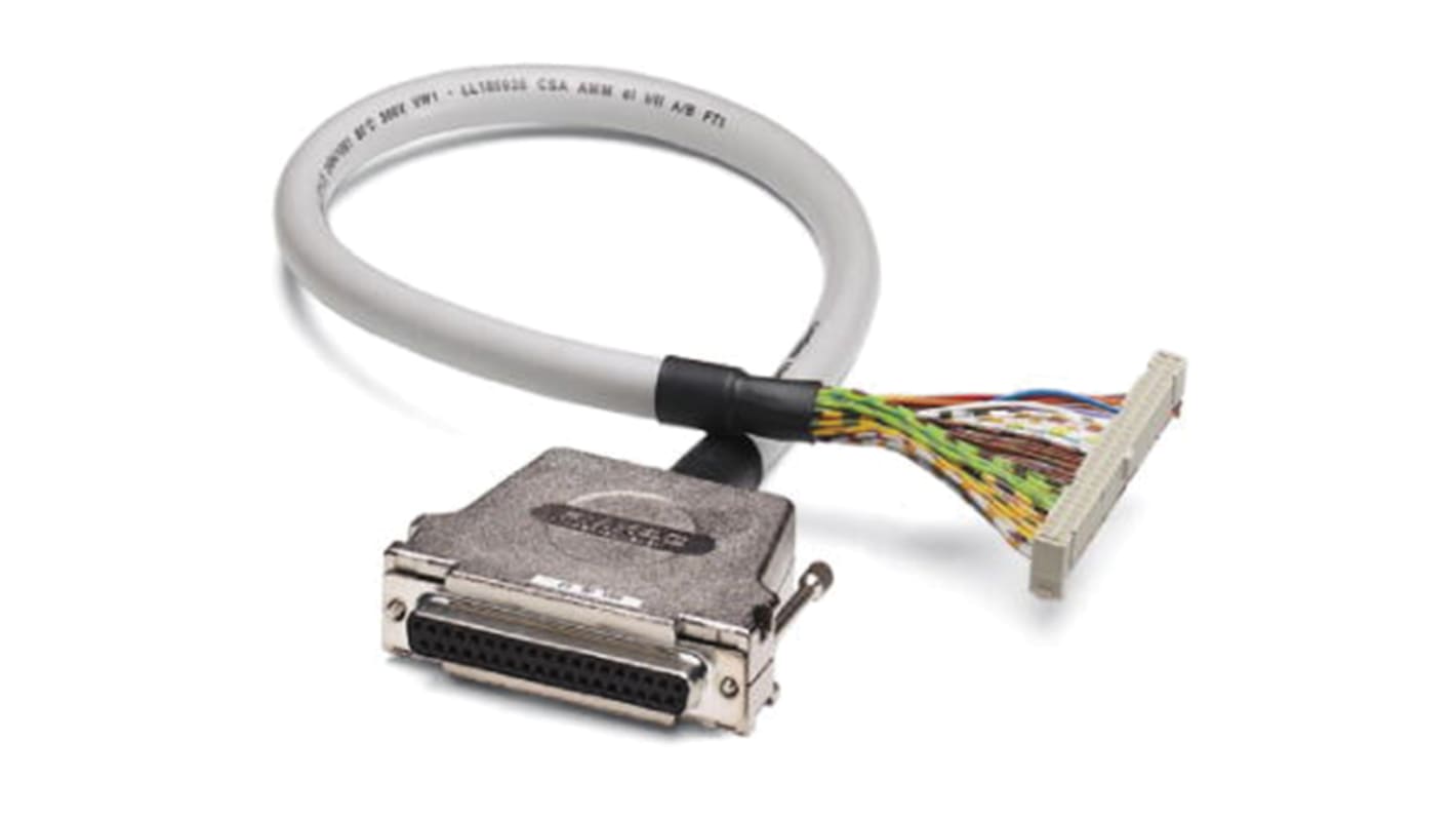 Cable de PLC Phoenix Contact, para usar con Mitsubishi Melsec Q