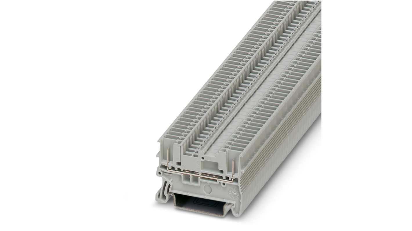 Phoenix Contact 3213784 PT 1.5/S/2P Series Grey, 0.14 → 1.5mm², Single-Level, Plug In Termination