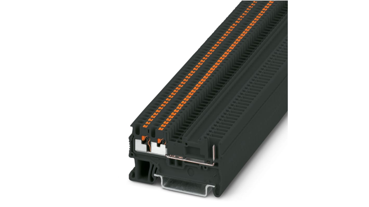 Phoenix Contact 3212363 PT 1.5/S-TWIN/1P BK Series Black, 0.14 → 1.5mm², Single-Level, Plug In Termination