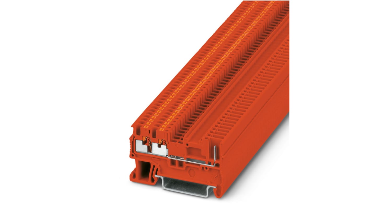 Phoenix Contact 3212362 PT 1.5/S-TWIN/1P RD Series Red, 0.14 → 1.5mm², Single-Level, Plug In Termination