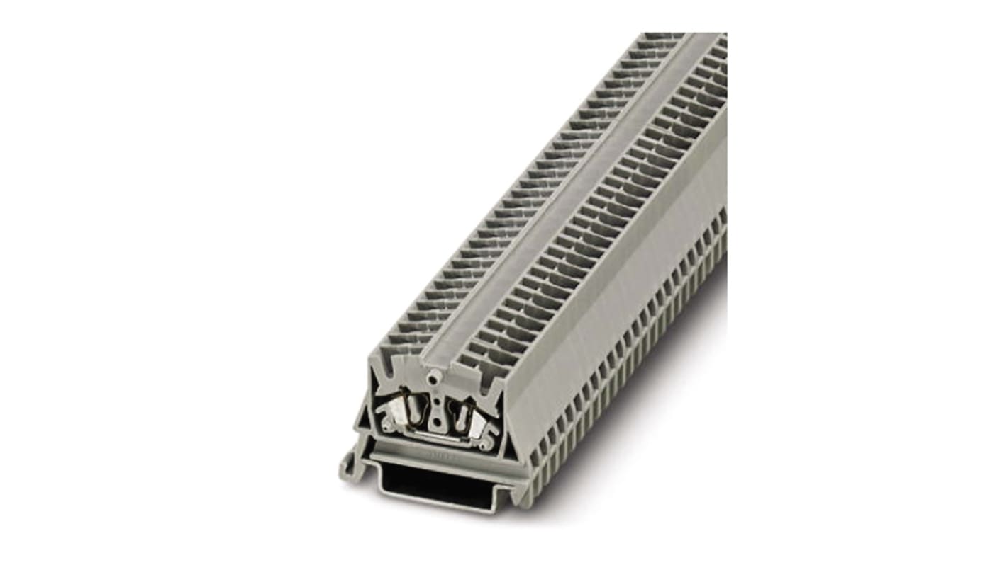 Phoenix Contact 3244119 MSB 2.5-NS 35 Series Grey, 0.08 → 4mm², Single-Level, Spring Clamp Termination