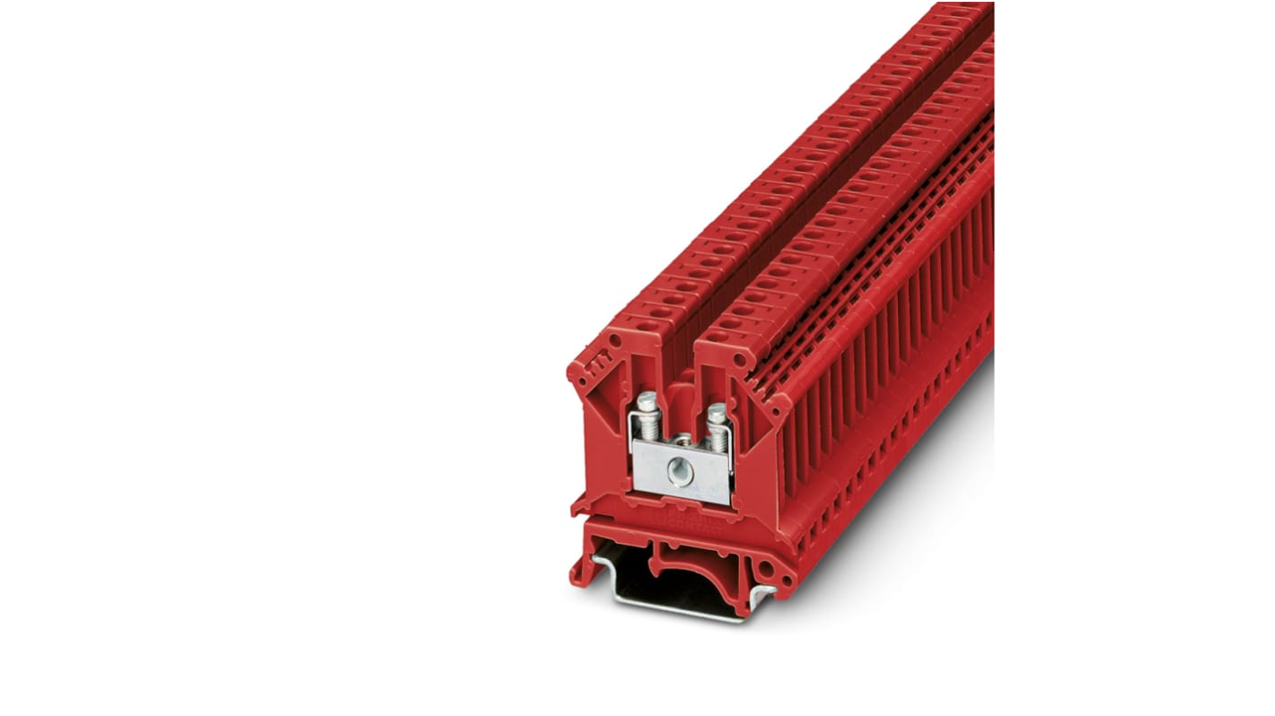 Morsettiera passante Phoenix Contact, Rosso, livello Singolo, 24A