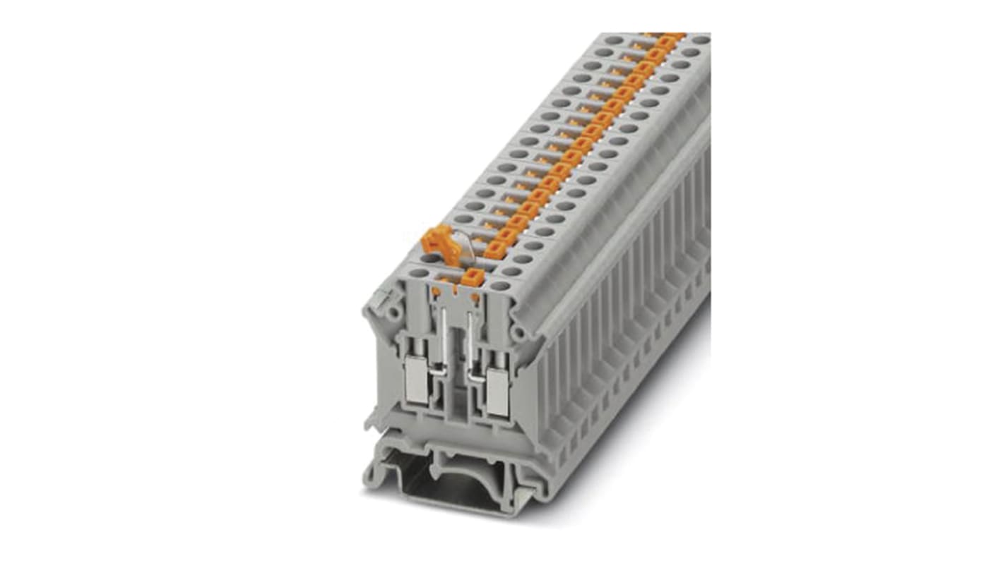 Phoenix Contact 3000563 UK 5 N-MT Series Grey, Single-Level, Screw Termination