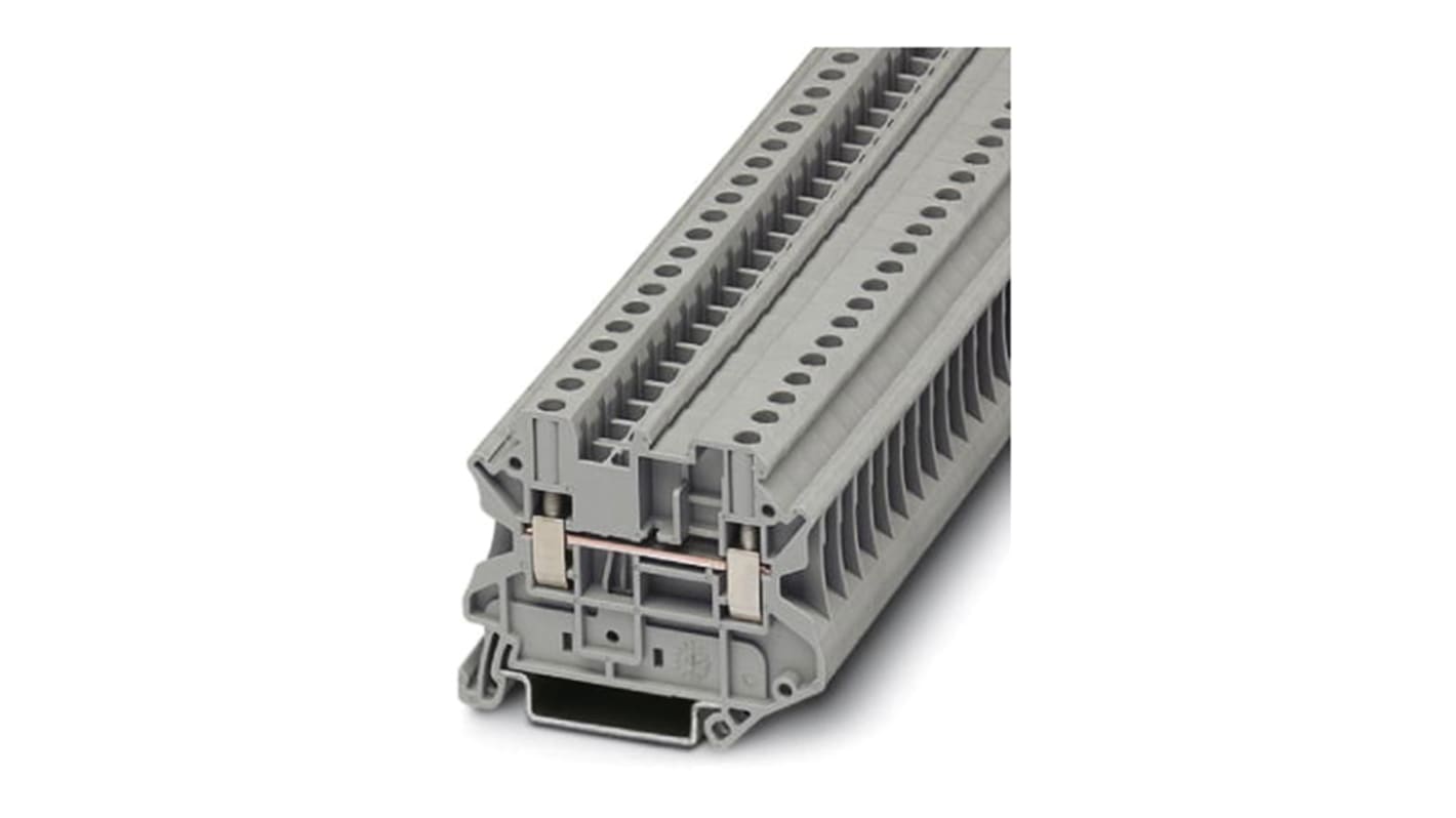 Phoenix Contact 3047688 UT Series Red, 0.14 → 6mm², Single-Level, Screw Termination