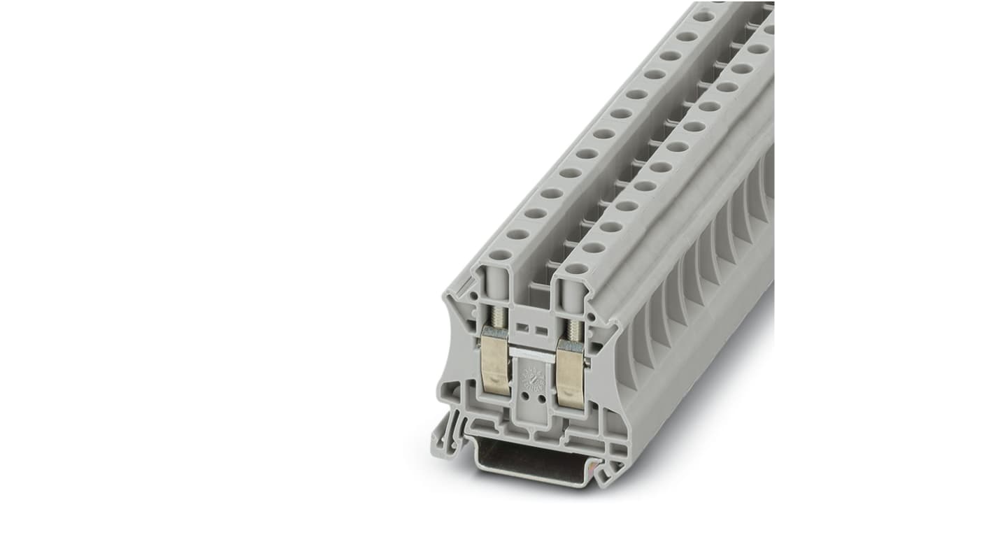 Phoenix Contact 3064247 UT 10 SL Series Grey, 0.5 → 16mm², Single-Level, Screw Termination
