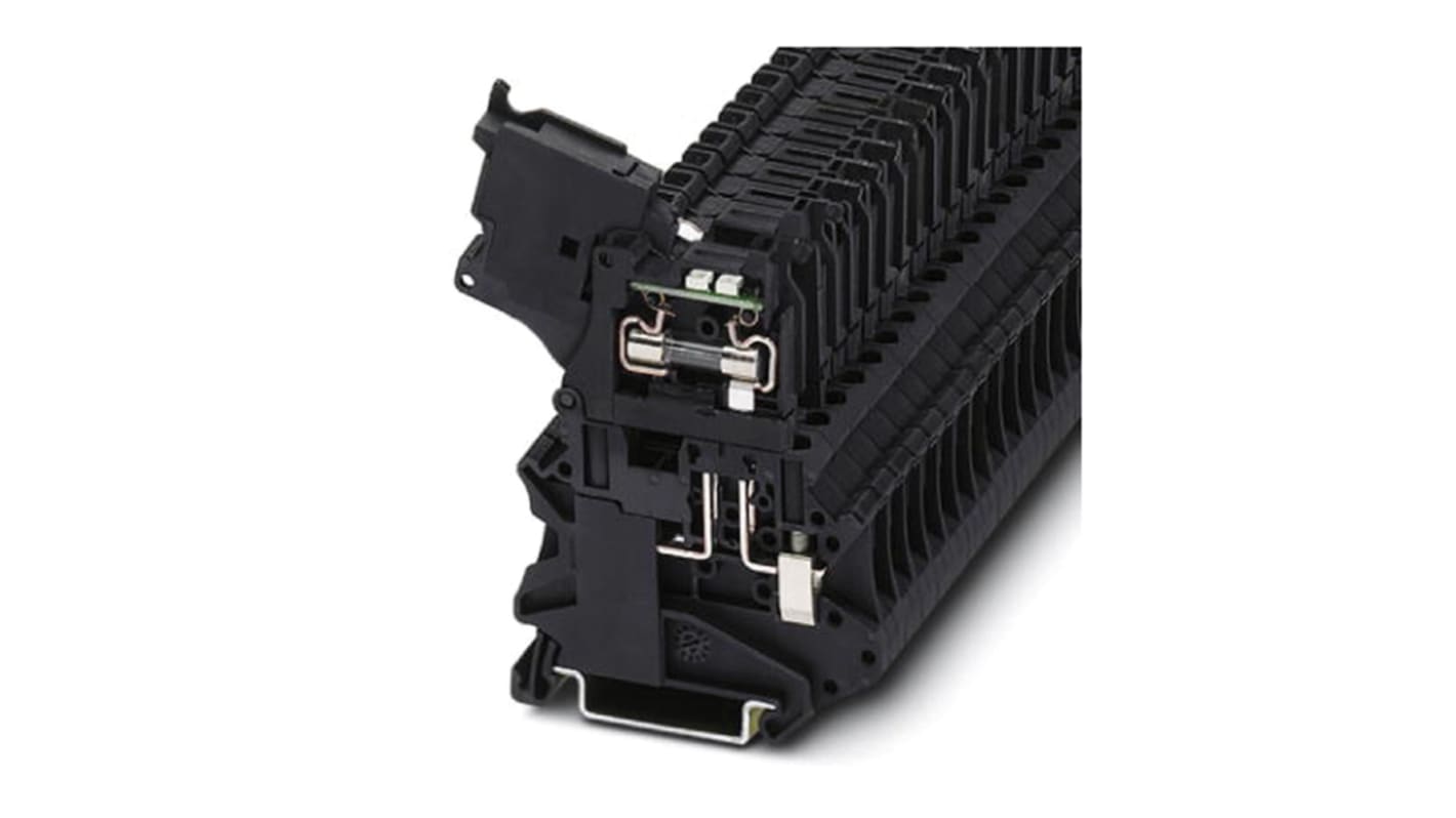 Phoenix Contact 3074172 UT 4-HESILED 24 (5X20)GY Series Grey, 1-Level, Screw Termination, Fused