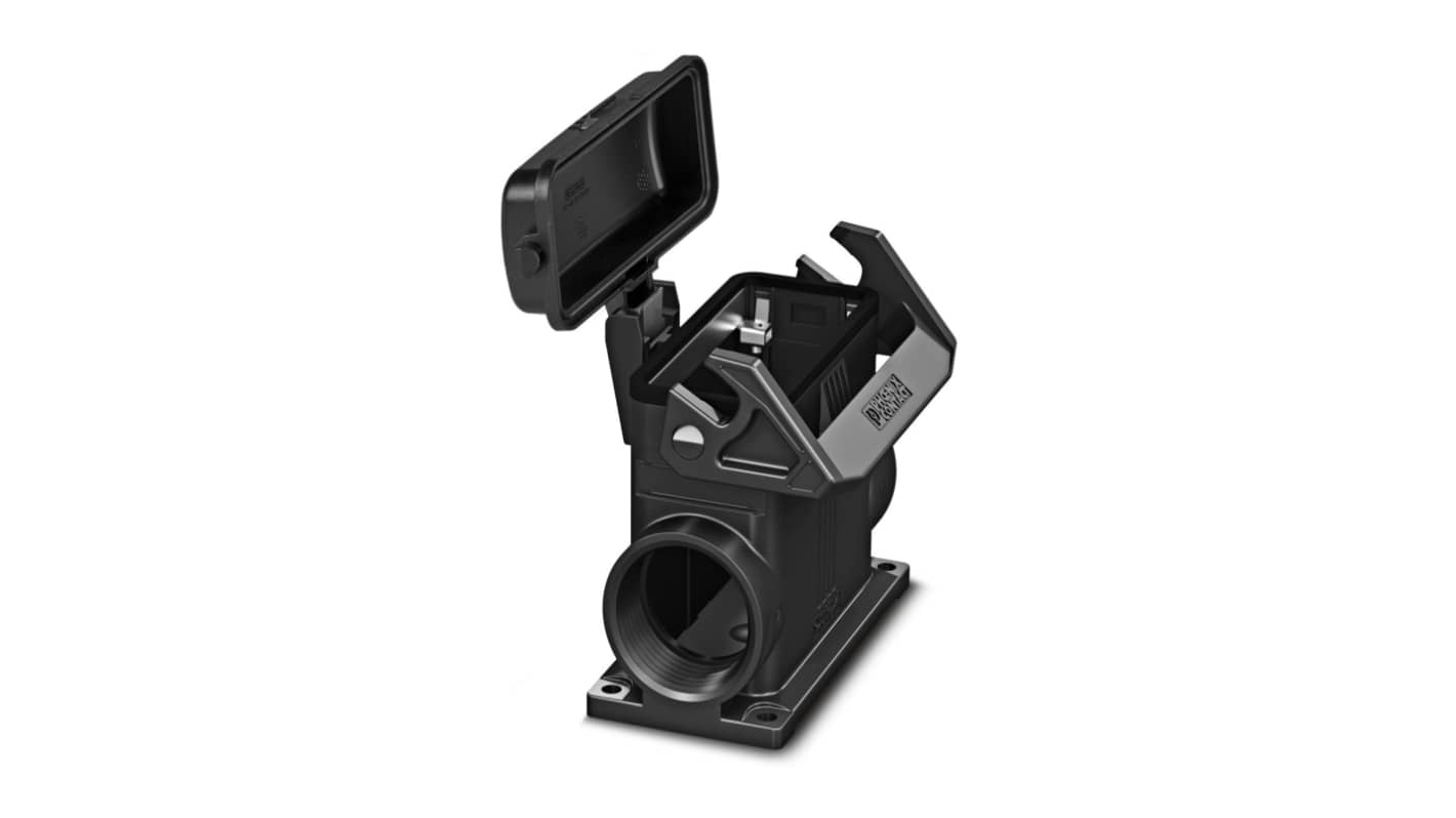 Phoenix Contact HC-EVO-B16-SHWSC-2SSM40-PLRBK Heavy Duty Power Connector Housing, 2 x M40 Thread