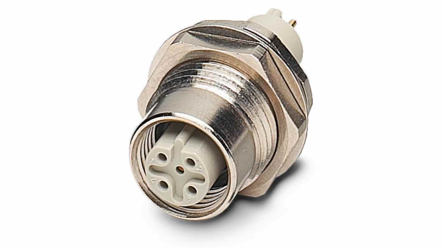 Phoenix Contact Circular Connector, 5 Contacts, M12 Connector, Socket, Female, IP67, SACC Series