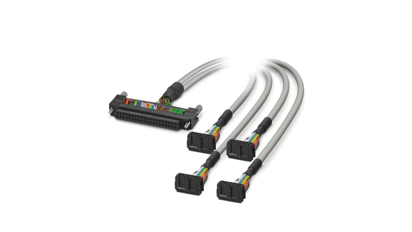 Kabel do sterowników programowalnych PLC Phoenix Contact Kabel i złącze Schneider Electric Modicon M340 2321787