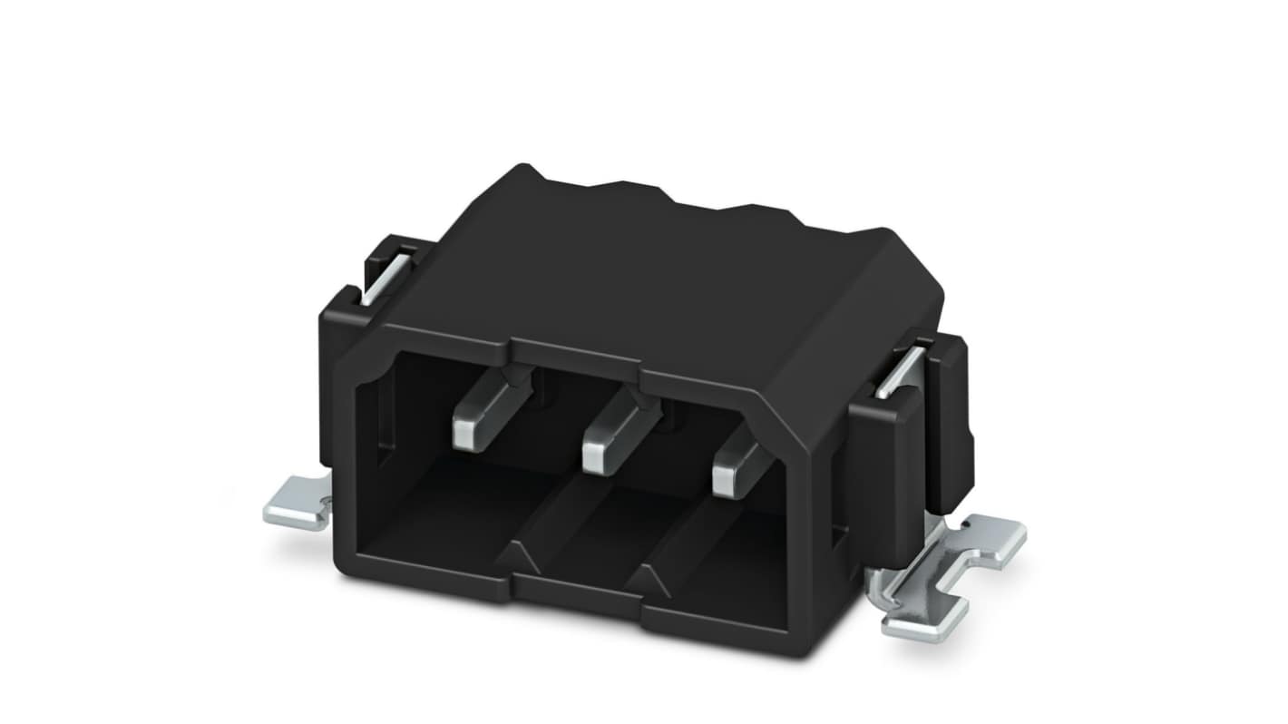 Phoenix Contact, 2.5mm Pitch, COMBICON Compact, 8 Way, Pluggable Terminal Block, Header, Solder Termination, 1808255