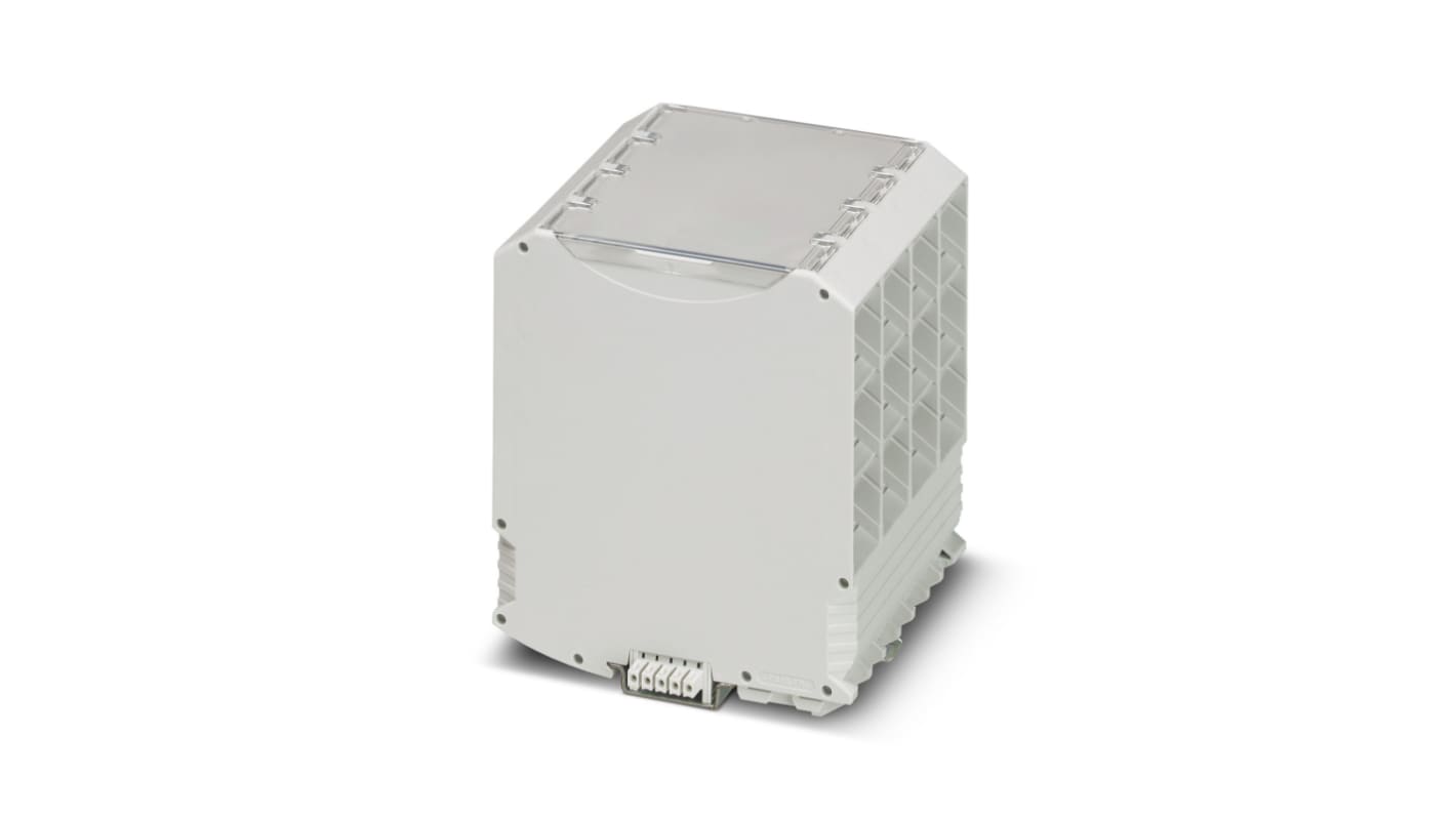Phoenix Contact DIN Rail Enclosure Enclosure Type ME MAX 90 G 3-3 KMGY Series , 99 x 90 x 114.5mm, Polyamide Electronic
