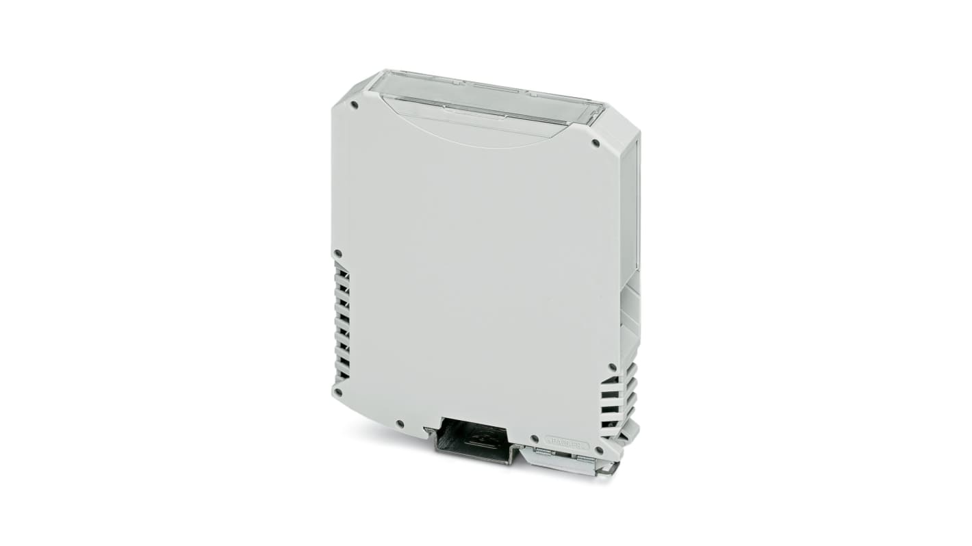 Alojamiento electrónico Phoenix Contact serie  serie ME MAX, de Poliamida de color Gris, 99 x 22.5 x 114.5mm