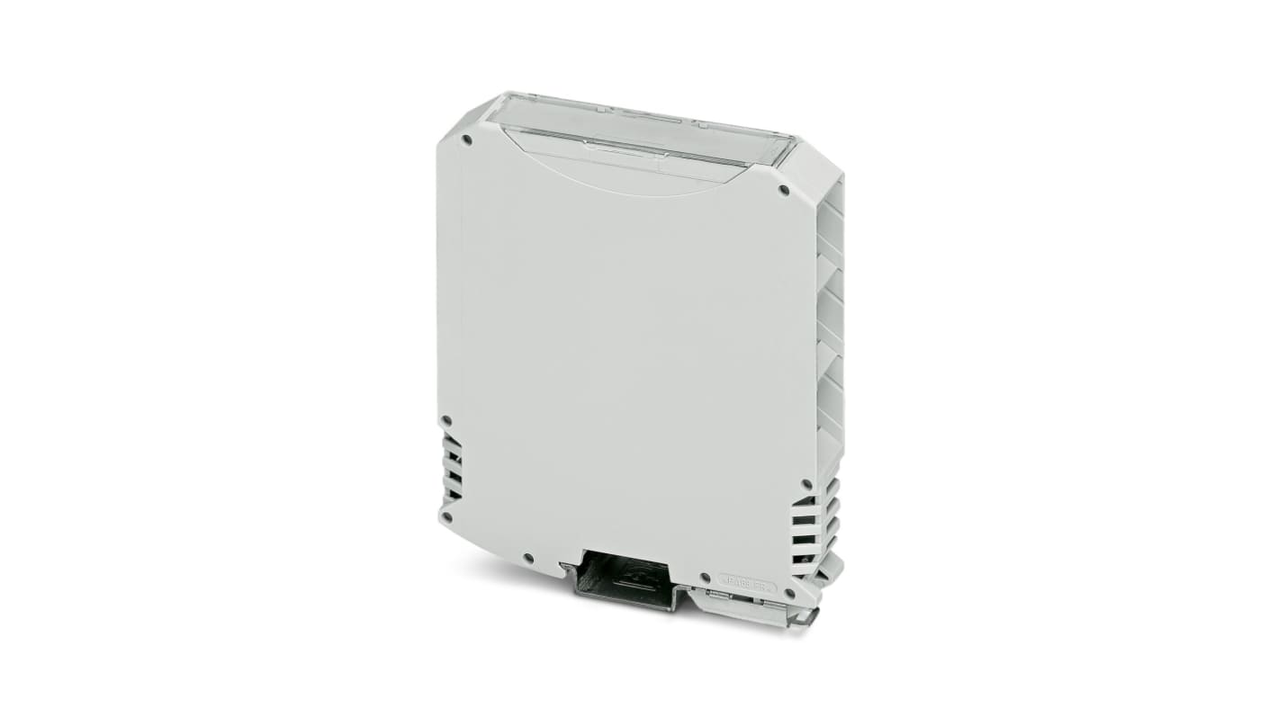 Phoenix Contact DIN Rail Enclosure Enclosure Type ME MAX 22.5 3-3 KMGY VPE1 Series , 22.5 x 114.5mm, Polyamide