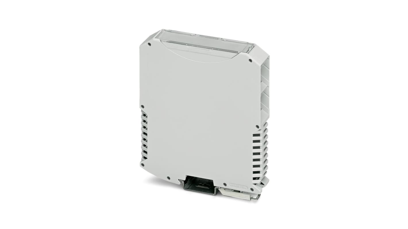 Phoenix Contact DIN Rail Enclosure Enclosure Type ME MAX 22.5 2-2 KMGY VPE1 Series , 22.5 x 114.5mm, Polyamide