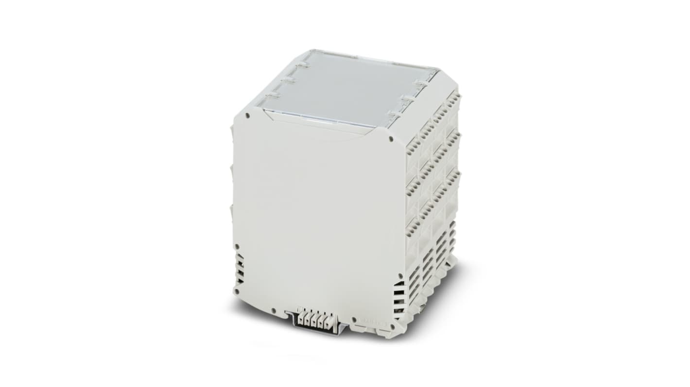 Phoenix Contact DIN Rail Enclosure Enclosure Type ME MAX 90 3-3 KMGY VPE1 Series , 90 x 114.5mm, Polyamide Electronic
