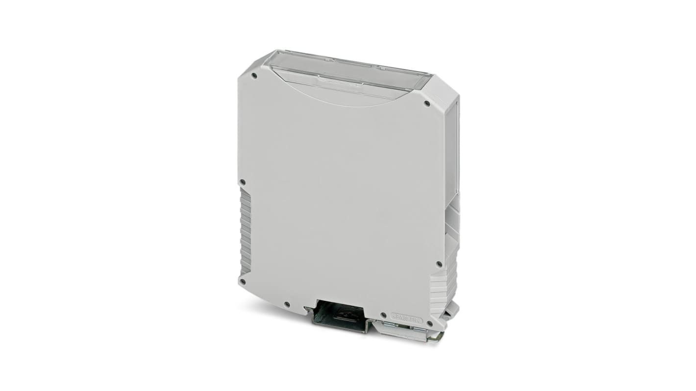 Contenitore elettronico Phoenix Contact serie ME MAX 17.5 G U-U1KMGY, Grigio, Poliammide, 99 x 17.5 x 114.5mm