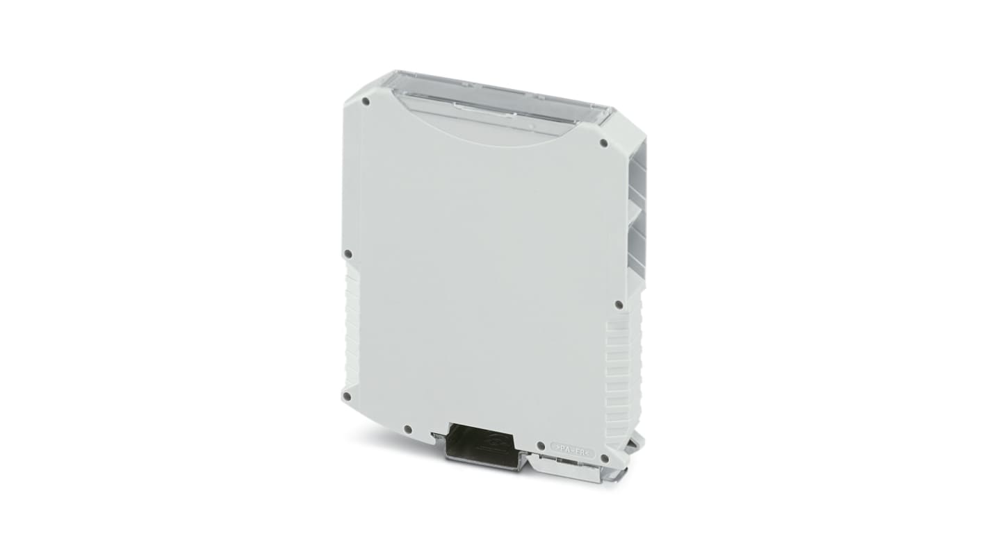 Contenitore elettronico Phoenix Contact serie ME MAX 17.5 G 2-2 KMGY, Grigio, Poliammide, 99 x 17.5 x 114.5mm