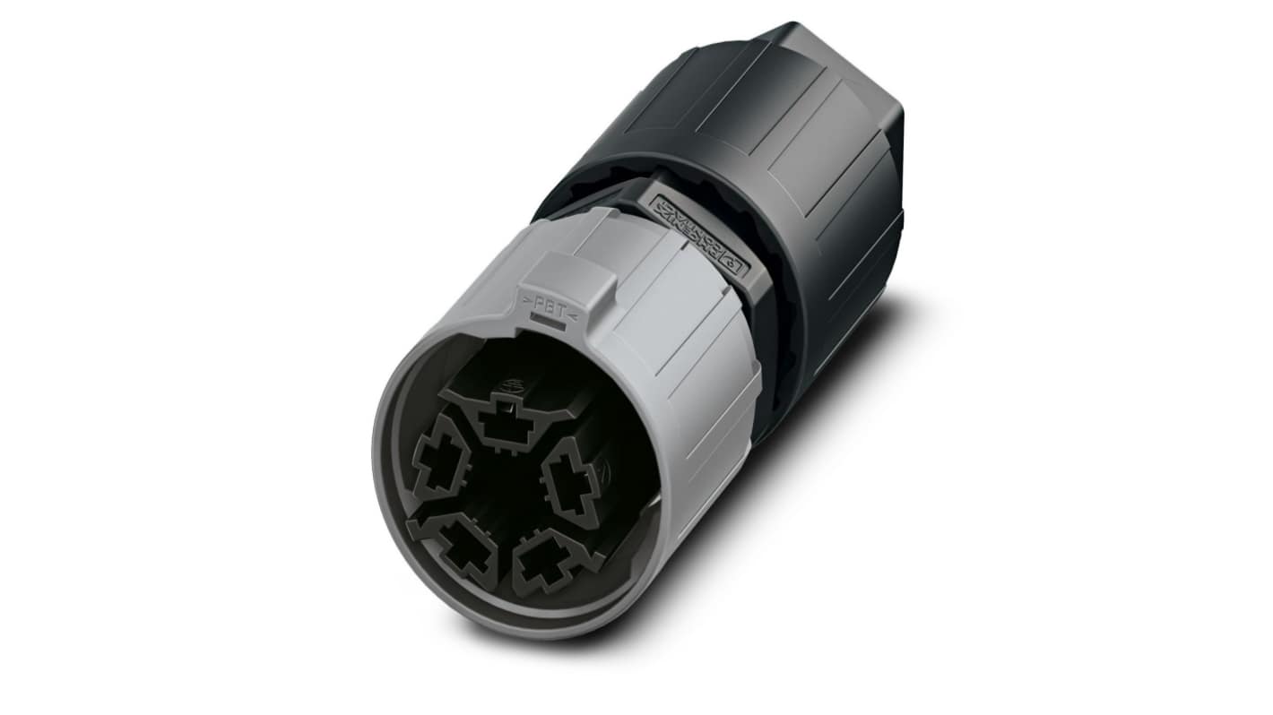 Phoenix Contact Circular Connector, 5 Contacts, Cable Mount, IP66, IP68, IP69K, QPD Series