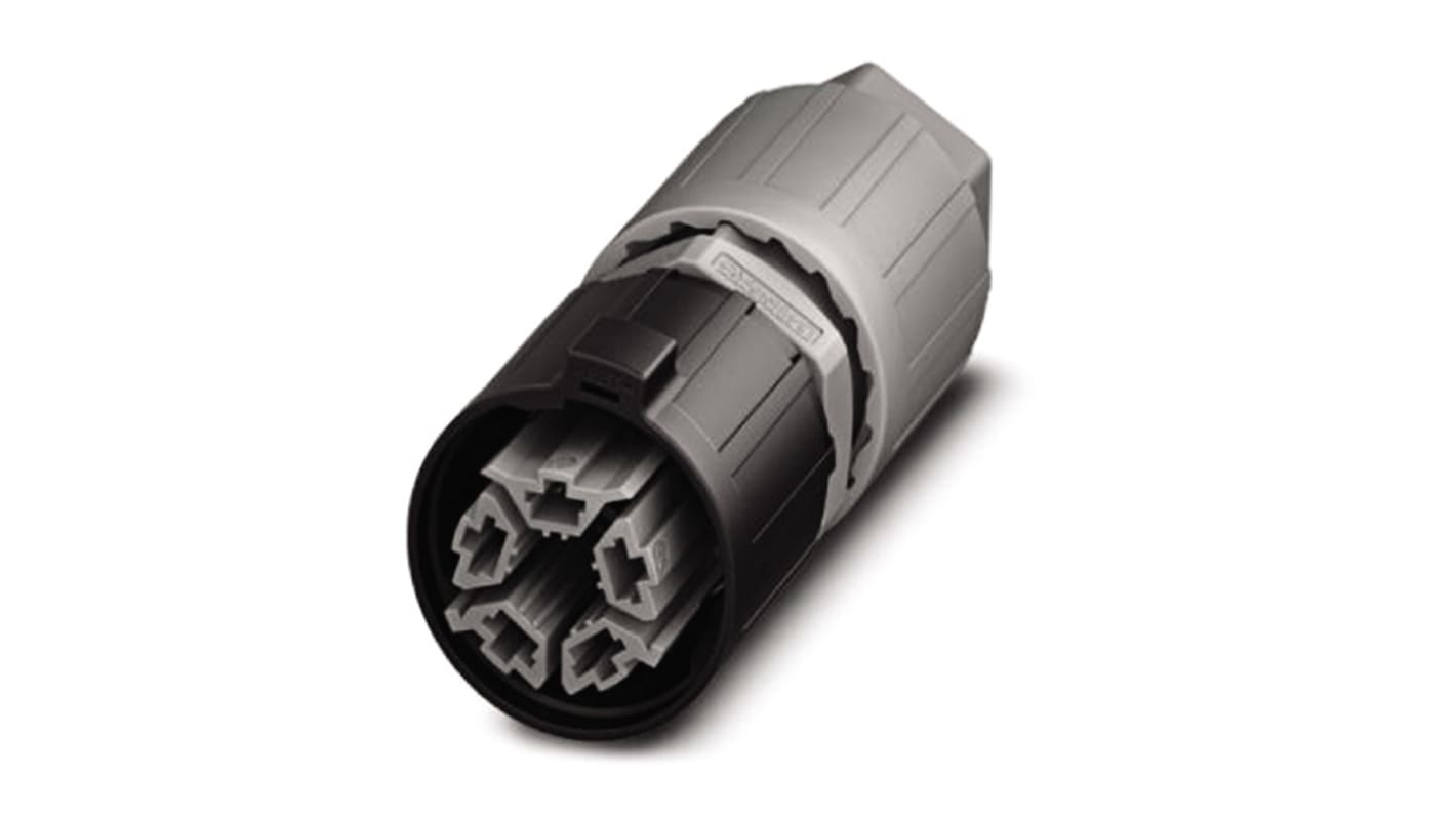 Phoenix Contact Circular Connector, 5 Contacts, Cable Mount, IP66, IP68, IP69K, QPD Series