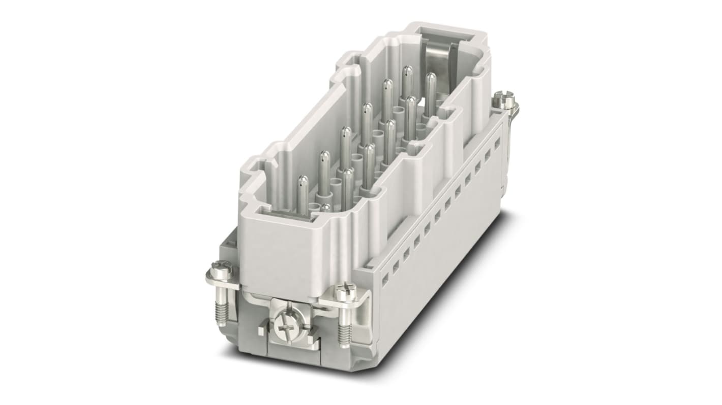 Phoenix Contact 连接器插件, 12P+E, 16A, 500 V, HC-HV10-I-PT-M系列