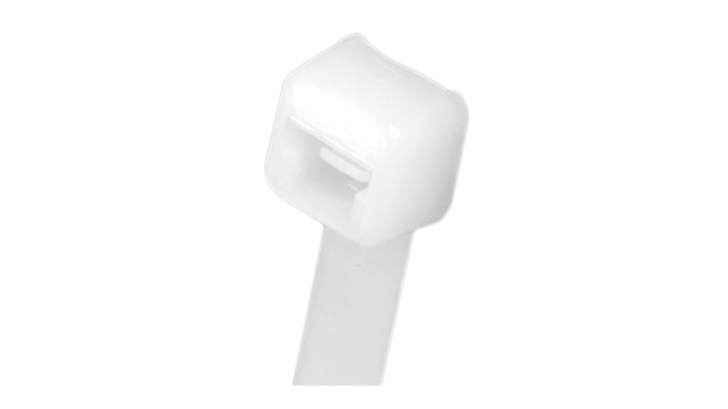 Panduit Cable Tie, Locking Cable Tie, 368mm x 4.8 mm, Natural Nylon, Pk-100