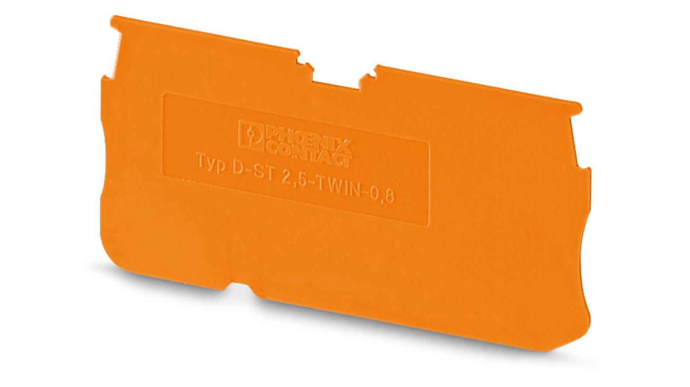 Phoenix Contact D-ST 2.5-TWIN-0.8 OG Series End Cover