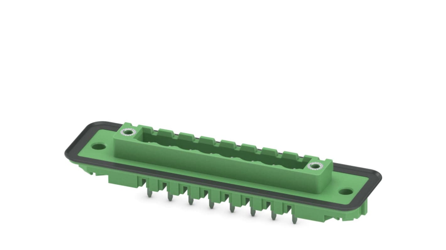 Phoenix Contact, 5.08mm Pitch, COMBICON Control, 8 Way, , Pluggable Terminal Block, Feed Through Header, Panel Mount,