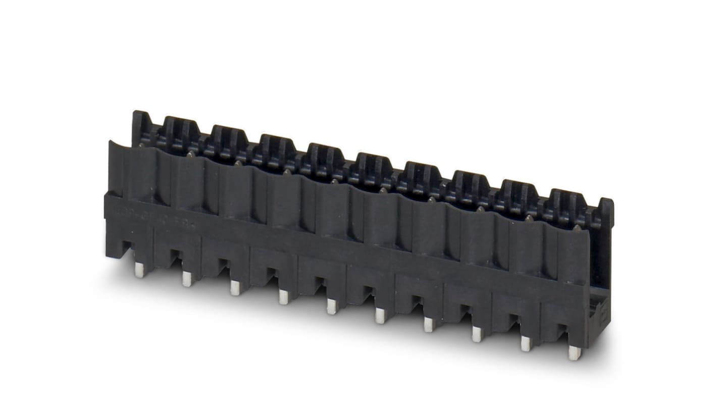Borne enchufable para PCB Phoenix Contact serie CCV 2.5/12-G-5.08 P26THR de 12 vías, paso 5.08mm, para soldar