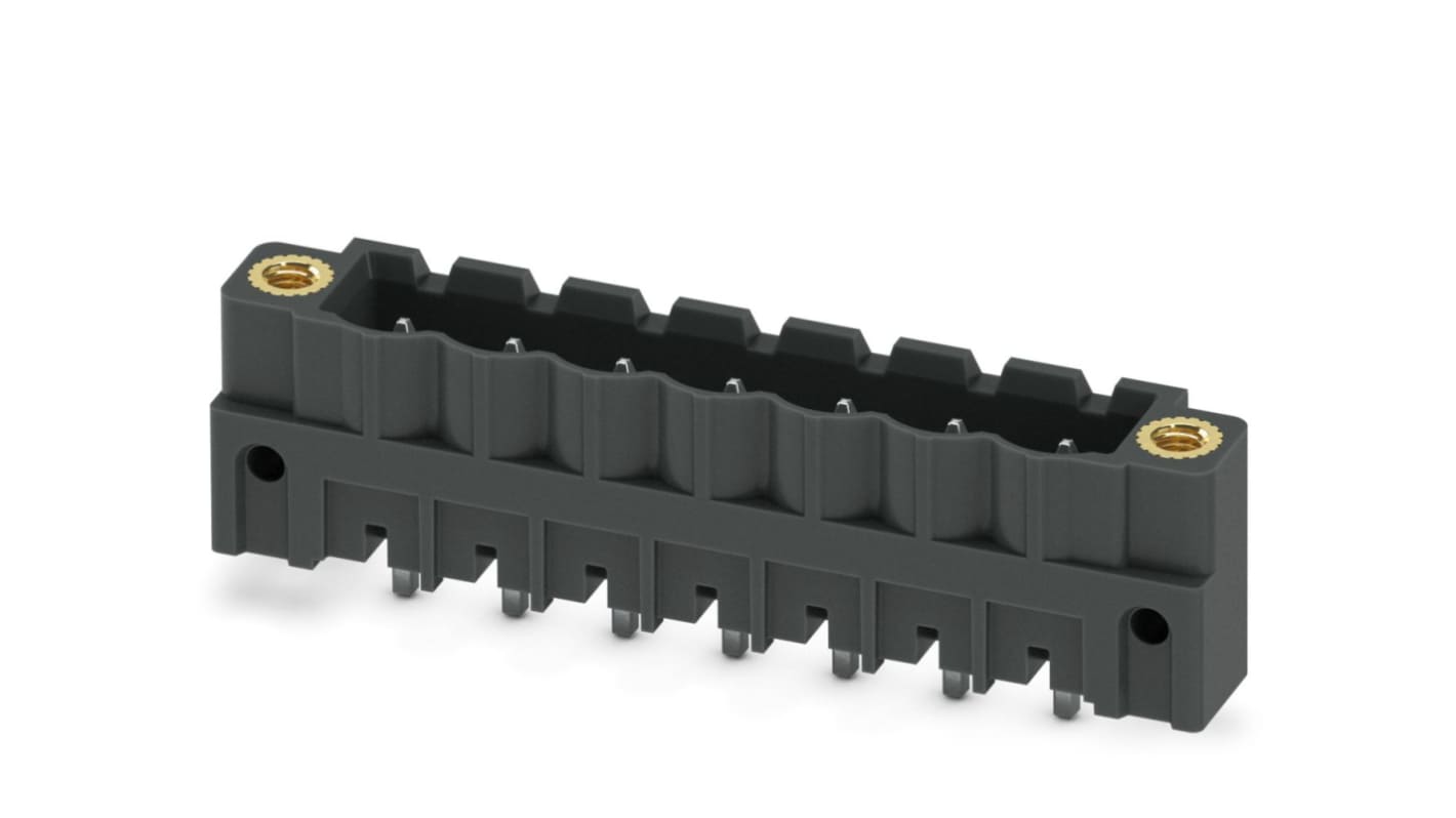 Phoenix Contact, 5.08mm Pitch, CCV 2.5/ 7-GF-5.08 P26THR, 7 Way, , Pluggable Terminal Block, Header, Through Hole,
