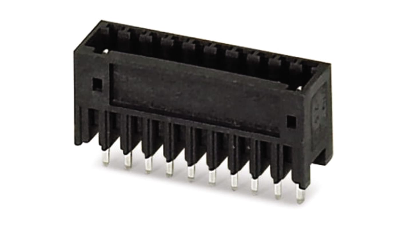 Conector macho para PCB Phoenix Contact serie MCV 0.5/ 7-G-2.5 THT de 7 vías, paso 2.5mm, para soldar