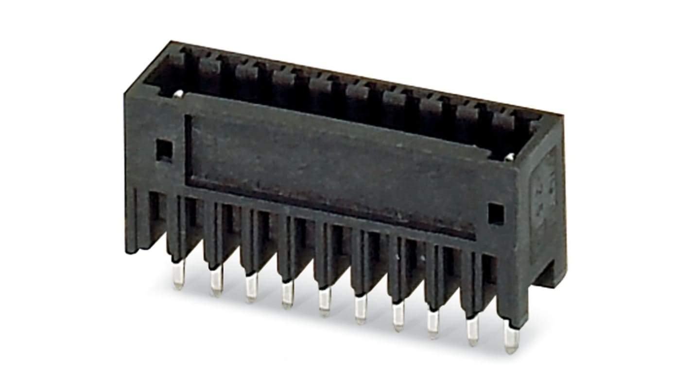 Phoenix Contact, 2.5mm Pitch, MCV 0.5/12-G-2.5 THT, 12 Way, Pluggable Terminal Block, Header, Solder Termination,