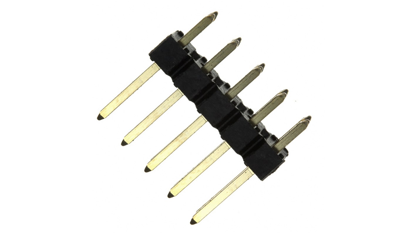 Amphenol ICC BergStik Series Straight Through Hole Pin Header, 10 Contact(s), 2.54mm Pitch, 2 Row(s), Unshrouded