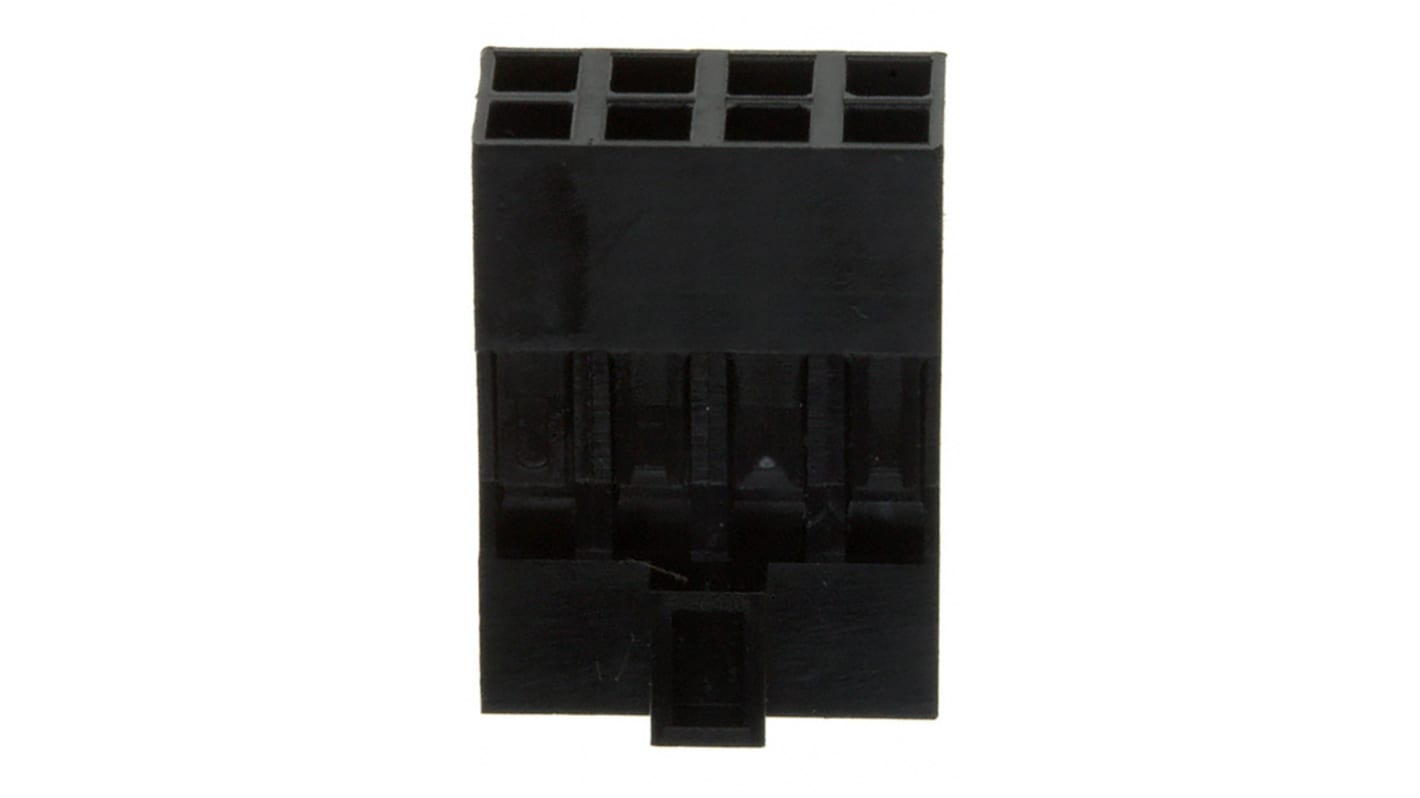 Amphenol ICC, Mini-PV Female Connector Housing, 2.54mm Pitch, 8 Way, 2 Row