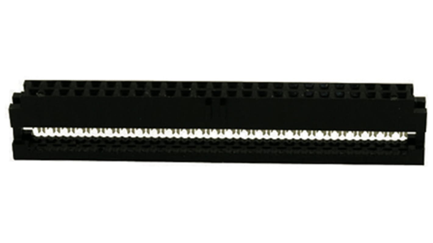 Amphenol ICC 50-Way IDC Connector Socket for Cable Mount, 2-Row