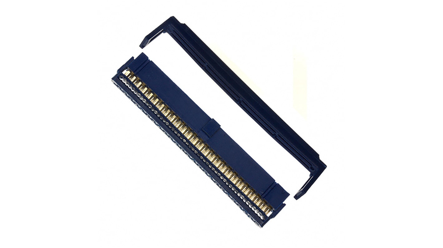 Amphenol ICC 50-Way IDC Connector Socket for Cable Mount, 2-Row