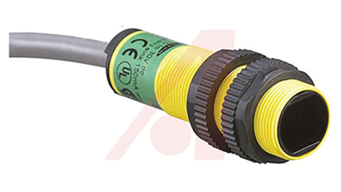 Rs-Online Sensore fotoelettrico Cilindrico Banner a diffusione rilevamento 300 mm uscita NPN