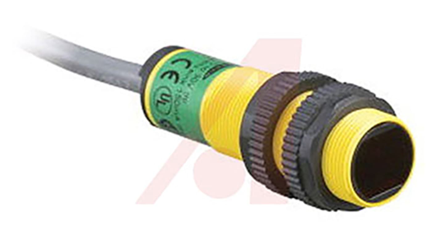 Banner Diffuse Photoelectric Sensor, Barrel Sensor, 50 mm Detection Range