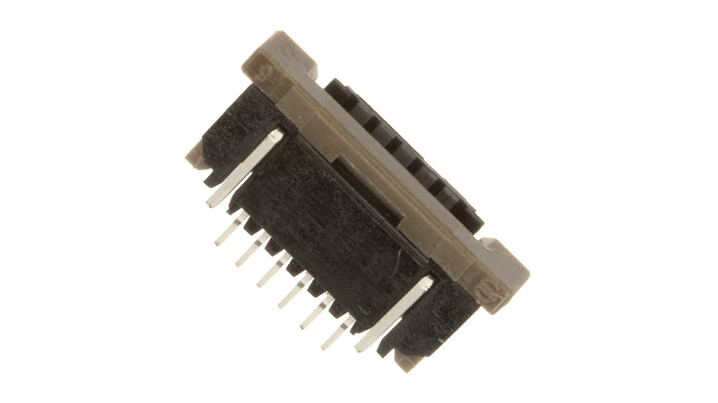 Amphenol ICC, SFW 1mm Pitch 6 Way Right Angle Female FPC Connector, ZIF Top Contact