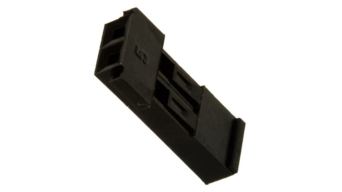 Amphenol FCI, Mini-PV Female Connector Housing, 2.54mm Pitch, 2 Way, 1 Row