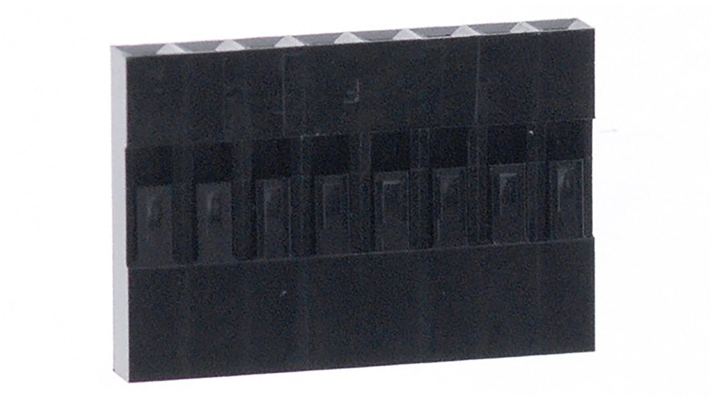 Amphenol ICC, Mini-PV Female Connector Housing, 2.54mm Pitch, 8 Way, 1 Row