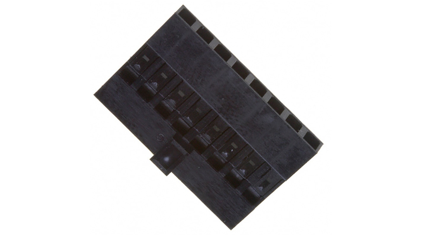 Amphenol FCI, Mini-PV Female Connector Housing, 2.54mm Pitch, 8 Way, 1 Row