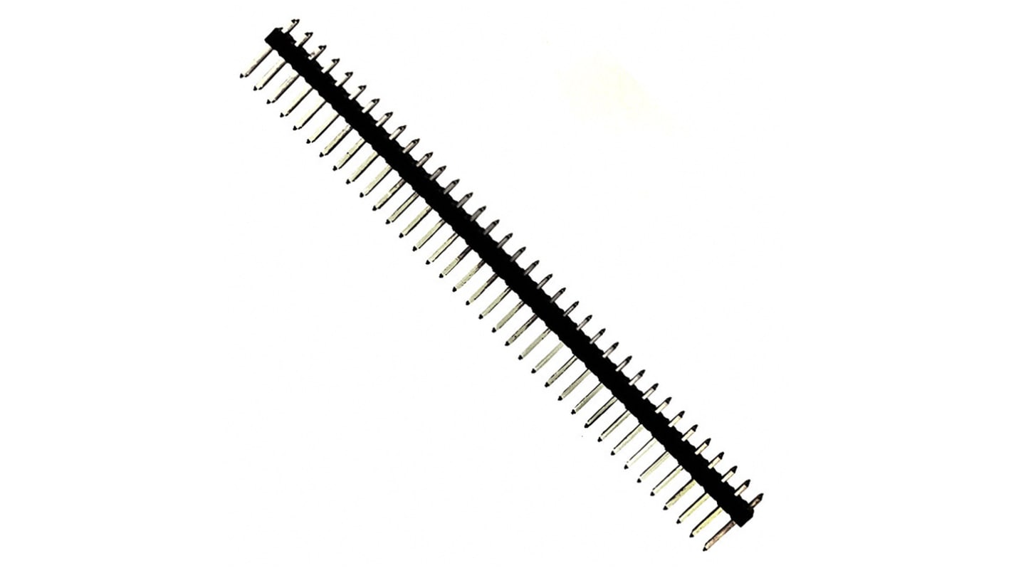 Amphenol ICC BergStik Series Straight Through Hole Pin Header, 72 Contact(s), 2.54mm Pitch, 2 Row(s), Unshrouded